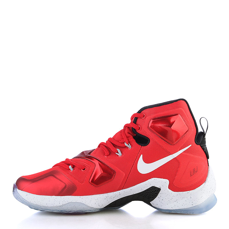 мужские красные баскетбольные кроссовки Nike Lebron XIII 807219-610 - цена, описание, фото 3